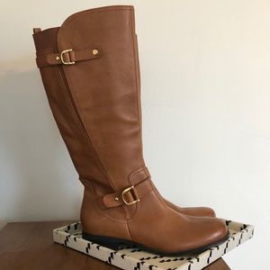 Naturalizer Brown Leather Riding Boots NWOT